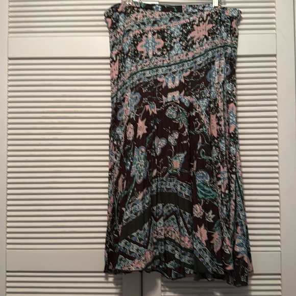 Coldwater Creek Dresses & Skirts - COLDWATER CREEK Boho Floral Midi Skirt